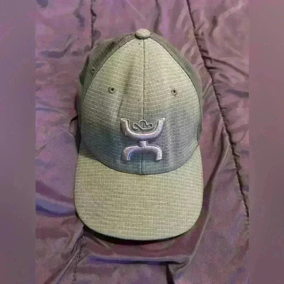 Hooey hat flex fit s-m  grey and pink - Picture 1 of 3